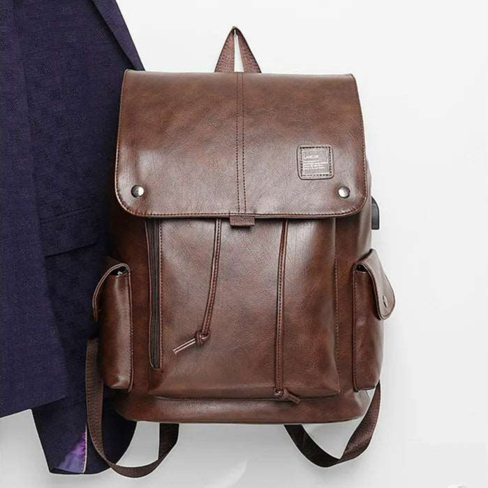 Mochila de Couro Ecológico BrettBe